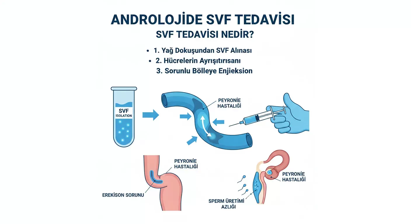 SVF Tedavisi Nedir? İzmir’de Kök Hücre ile Sertleşme Çözümü